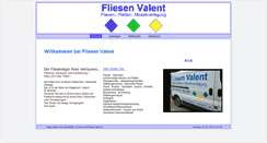 Desktop Screenshot of fliesen-valent.at